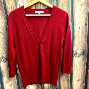Cleo deep red cardigan-Size M